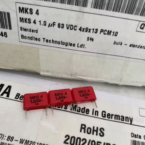 ตัวเก็บประจุฟิล์ม 63V 1UF/105 MKS4 ระยะขา P=10 มม. แรงดันสูง ประเภทสินค้า - Product Image 1