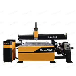 4 Axis Wood Furniture CNC Router with 1300* 2500mm CA-1325 Woodworking 3D Engraving Carving Wooden Cabinet Machine