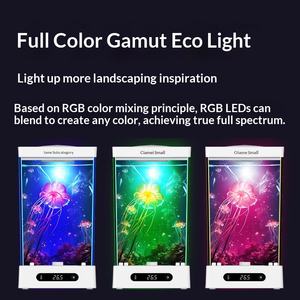 Pecera Inteligente para Peces Betta con Calentador y Luces RGB - Acuario de Escritorio de 10W con Control Automático de Temperatura para Medusas y Peces Pequeños - Product Image 3