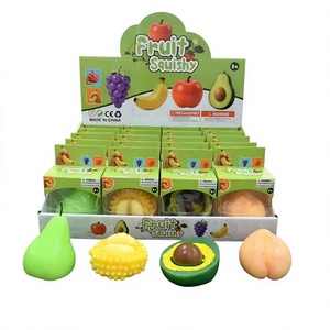 Jouet anti-stress personnalisable en TPR, simulation de fruits, à presser, pour soulager le stress et stimuler la motricité fine, à partir de 5 ans, unisexe - Product Image 4