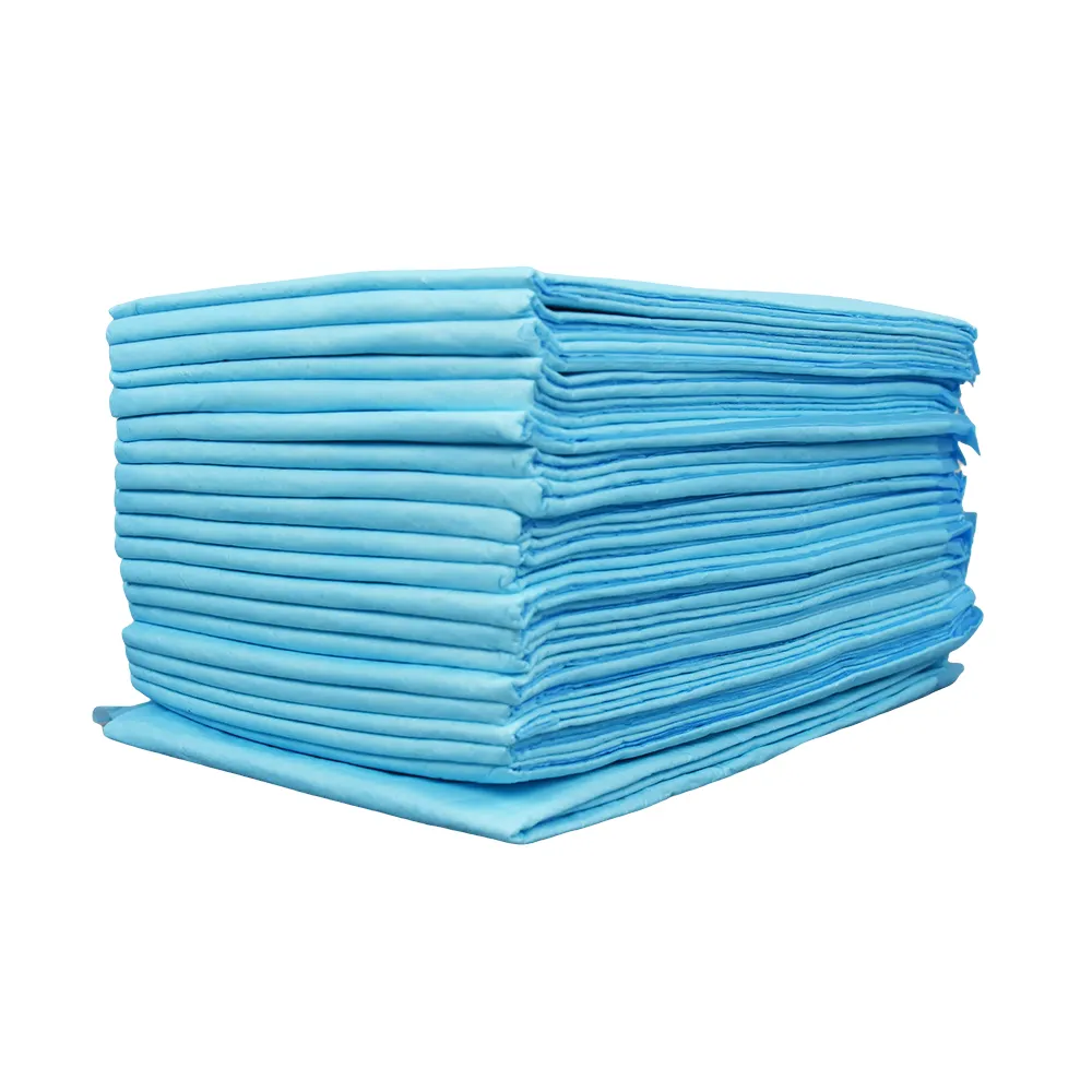 adult elderly disposable hospital medical underpad incontinence heavy absorbent urine bed for under pads sheet 60x90 free sample