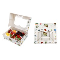 Boîte rigide avec ruban, boîte cadeau personnalisée en deux parties avec fermeture à nœud en satin pour mariage, anniversaire, emballage cadeau