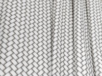 Tissu PU à motif tissé, idéal pour les applications de chaussures