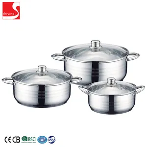 SY Panci Masak Stainless Steel, Panci Masak Besar, Produsen Panci Stainless Steel