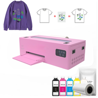 WD-ST-C200 Nieuwe A4 R1390 HEAD DTF UV Printer met Gratis Software Oven Warmtepersmachine Draagbare Semi-automatische