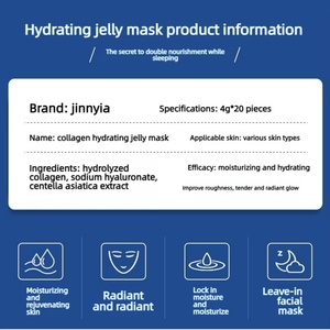 Jinya Marine Collagen Glycérine Hydratant Nuit Réparatrice pour Peaux Mixtes Doux Hydratant & Nourrissant - Product Image 5