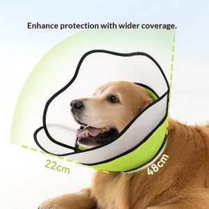 Collier de protection souple et durable post-opératoire pour grands chiens et chats avec fermeture auto-agrippante anti-léchage et anti-griffures - Product Image 3