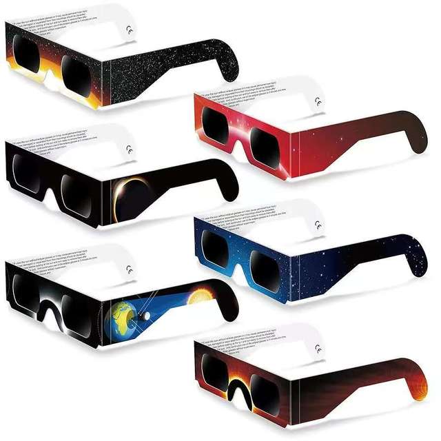 Wholesale Bulk Solar Eclipse Glasses ISO 12312-2(CCQS) Certified Tactical Safety Eyewear for 2026 Europe Eclipse