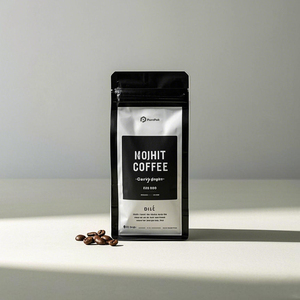 Bolsa de Café Personalizada con Cierre Hermético, Base Plana y Cierre de Cremallera, 100g 250g 500g 1kg - Product Image 1