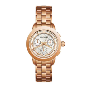 Reloj de Lujo para Hombre <span class=keywords><strong>LUCIANO</strong></span> VV090, Diseño Nuevo 2025, Cristal de Zafiro, Cuarzo, Acero Inoxidable Dorado, Logotipo Personalizado, Alta Calidad - Product Image 1