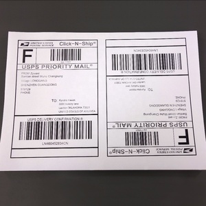 GL-02 50 fogli 100 adesivi A4 etichetta di spedizione mezze fogli etichetta <span class=keywords><strong>A5</strong></span> autoadesiva Ebay/UPS/FEDEX/DHL - Product Image 3