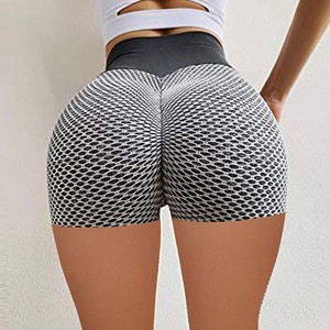 Vêtements de yoga Nouveaux pantalons de yoga en <span class=keywords><strong>nid</strong></span> <span class=keywords><strong>d</strong></span>'<span class=keywords><strong>abeille</strong></span> Peach Hip Yoga Fitness Shorts pour femmes Minceur et confortable - Product Image 2