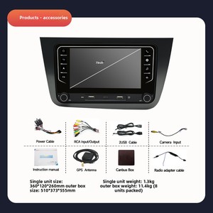 Radio con GPS para Auto Android para Seat <span class=keywords><strong>Leon</strong></span> vw volkswagen 2005-2012, Reproductor Carplay, Auto BT, FM, Estéreo para Auto, Reproductor de Video con Pantalla Táctil - Product Image 5