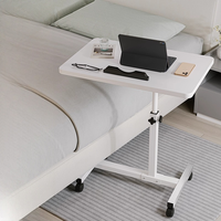 Bureau d'ordinateur portable de haute qualité, table de chevet pliable, table réglable, table multifonctionnelle pour la maison et le bureau