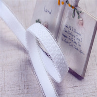 Vente directe du fabricant Yuyong Bande élastique jacquard à motif bourgeon de fleur en Spandex/Nylon haute ténacité pour bretelles de soutien-gorge et sous-vêtements à picots