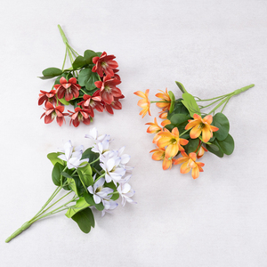 ช่อดอกไม้ไหมฟีนิกซ์ 9 หัว สีสันสดใส รุ่น HFH-775 เหมาะสำหรับถ่ายภาพในสตูดิโอ งานเลี้ยง และตกแต่งดอกไม้ - Product Image 1