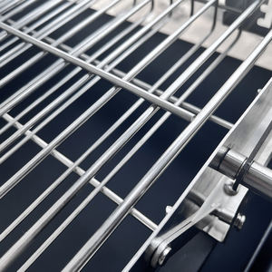 Parrilla Giratoria para Maletas, Parrilla Portátil para Acampar, Cesta para Asar con Rejilla Abatible, Parrilla Plegable para Exteriores - Product Image 4