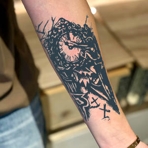 <span class=keywords><strong>Tatouage</strong></span> temporaire de style gothique, <span class=keywords><strong>tatouage</strong></span> semi-permanent, imperméable, résistant à la transpiration, dure 2 semaines, <span class=keywords><strong>tatouage</strong></span> pour bras et jambes - Product Image 4