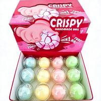 Mainan Cokelat Renyah Tekan Lilin Retak Squishy Bola Penghilang Stres Kontrol Suara Bola Warna-warni Penghilang Stres Mainan Sensorik Fidget Renyah