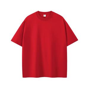T-shirt in cotone pesante rosa a maniche corte per uomo e donna, modello estivo oversize coordinato per coppie - Product Image 6
