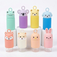 Étui de protection en silicone pour flacon de parfum, motif animal mignon, pochette cosmétique de maquillage, housse de rangement de voyage, cadeau promotionnel antichoc