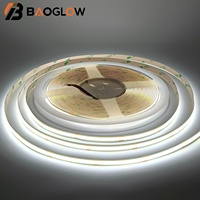 Bande lumineuse LED COB en cuivre, 10M/rouleau, éclairage de Noël pour escaliers, 2700K 3000K 4000K 6000K Ra90, guirlandes lumineuses pour cuisine et salle de bain