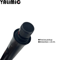 Nouveau microphone sans fil UHF cardioïde dynamique avec écran LED - Un pour deux pour le streaming en direct, le karaoké, les conférences, les cours en ligne