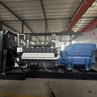 Groupe électrogène industriel refroidi par air WUXI POWER 2000 kW triphasé, générateur de secours à commande à distance