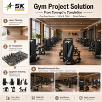 Máquina de Entrenamiento de Fuerza con Pesas Integradas SK Factory Direct, Juego Completo, OEM ODM, Proveedor Mayorista de Equipos de Gimnasio en China