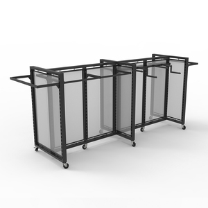 Tùy chỉnh hiện đại kim loại quần áo kệ trưng bày miễn phí tầng đứng cho cửa hàng may mặc cơ giới Gondola - Product Image 5