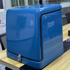 Factory Direct Waterproof Aluminum fiberglass Express Takeaway Box Motorcycle Food Delivery Tail Top Case Box