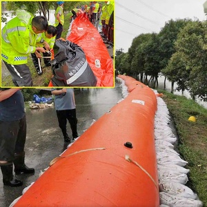 Barrière anti-inondation gonflable portable en PVC, légère, à gonflage rapide, pour la prévention des inondations aux portes de maison, barrière d'eau gonflable - Product Image 3