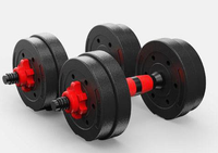 Ensemble d'haltères réglables pour hommes et femmes Options multi-poids de 20kg et 10kg Poids d'haltères pour l'entraînement du corps entier