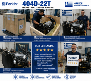 Moteur diesel turbo 4 cylindres 2,2 L d'origine Perkin 404D-22T, 36,3-45,5 kW, refroidi par eau, pour générateur, pompe, unité d'alimentation industrielle - Product Image 6
