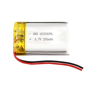 Batería de Litio Líquido XND 402030 de 3.7V 200mAh con Protección Contra Sobrecarga LiFePO4 para Dispositivos de Belleza, Auriculares Bluetooth y Altavoces - Product Image 1