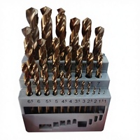 REALMAX 13/19/25 pièces, forets HSS M2 revêtus de titane, 13/19/25 pièces, jeu de forets pour le travail du bois et des métaux, accessoires pour outils électriques