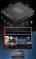 TV Box Android 14 con Imagen Nítida, 4K UHD HDR10+, WiFi 6, Versión Global, Stream Box