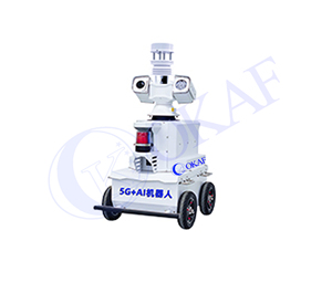 Trí tuệ nhân tạo di động Sentry robot IP PTZ <span class=keywords><strong>camera</strong></span> an ninh với Trạm thời tiết tự động - Product Image 4