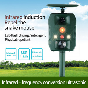 Repelente Ultrasónico de Animales 7 en 1, Recargable por USB, Activado por Movimiento, para Serpientes, Pájaros, Mapaches y Ardillas - Product Image 3