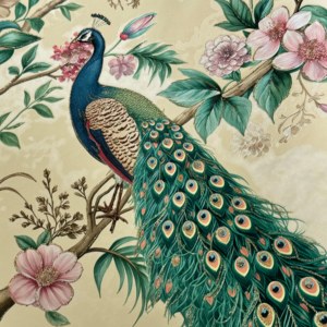 <span class=keywords><strong>Carta</strong></span> <span class=keywords><strong>da</strong></span> <span class=keywords><strong>Parati</strong></span> di Lusso con Motivo a Pavone, Design Moderno Impermeabile per Appartamenti, Soggiorni, Camere <span class=keywords><strong>da</strong></span> Letto e Hotel - Product Image 4