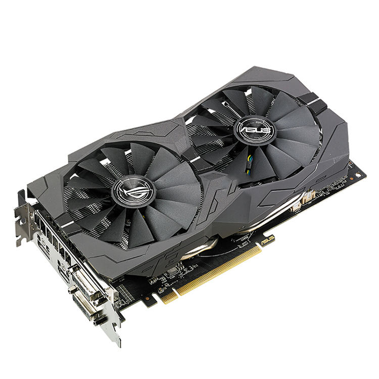 ASUS STRIX RX580 2048SP 8G GAMING 1168-1294MHz 256bit 8G GDDR5 Gaming  Graphics Card Radeon RX 580 2048SP 8GB ROG STRIX GPU