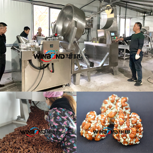 เครื่องทอดเม็ดมะม่วงหิมพานต์ถั่ว<span class=keywords><strong>ล</strong></span>ิสงเคลือบน้ำผึ้งวอ<span class=keywords><strong>ล</strong></span>นัทอัล<span class=keywords><strong>มอน</strong></span><span class=keywords><strong>ด์</strong></span>แบบอุตสาหกรรม - Product Image 3