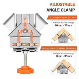 Pince d'angle industrielle polyvalente à 90 degrés en acier inoxydable Pinces à angle droit à dégagement rapide pour <span class=keywords><strong>le</strong></span> travail du bois OEM/ODM disponible - Product Image 3