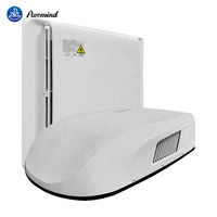 Unité de climatisation de toit R32 pour camping-car, caravane, véhicule de loisirs, 220V, 12000 Btu, refroidissement et chauffage, climatiseur de toit pour camping-car