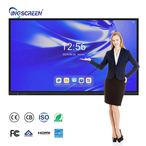 INGSCREEN 55 65 75 85 86 pouces tableau blanc interactif <span class=keywords><strong>OPS</strong></span> <span class=keywords><strong>PC</strong></span> Vibe Smart Board Subwoofer 20W écran tactile pour conférence - Product Image 1