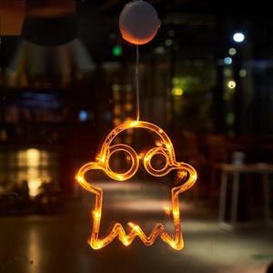 DAMAI Halloween Theme Party Hanging LED Light Decoration for Kids Home Party Supplies Pumpkin Spider String Lights - Product Image 5