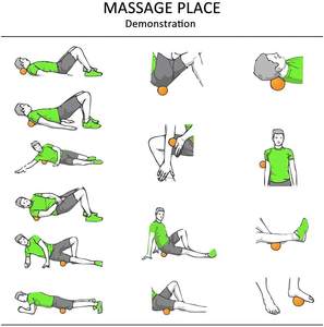 RL עיסוי לקרוס כדורי עבור <span class=keywords><strong>Myofascial</strong></span> שחרור, טיפול נקודת הדק, שרירים קשרים - Product Image 6