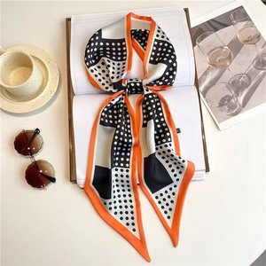 <strong>2025</strong> Elegant Luxury <strong>Headband</strong> <strong>for</strong> Amazon <strong>Women's</strong> Fashion Polyester Scarf Digital Printing Letter Summer Tie Bow <strong>for</strong> Shawls