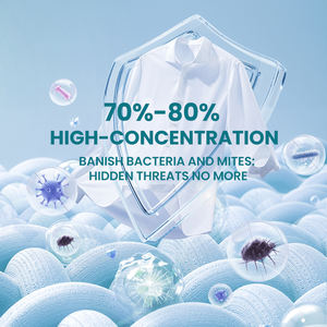 Yüksek kaliteli 5-in-1 saten kaldırma tek kullanımlık deterjan kapsüller biyobozunur çamaşır bakla folApparel OEM özel etiket katı - Product Image 2