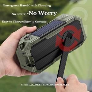 588 Emergency AM/FM DAB+ Solar Lantern Outdoor Camping Lamp <strong>Portable</strong> IPX5 Rechargeable <strong>Torch</strong> <strong>Light</strong> 45W Output BT <strong>Speaker</strong> Radio - Product Image 4